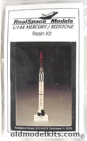 Realspace 1/144 Mercury-Redstone plastic model kit